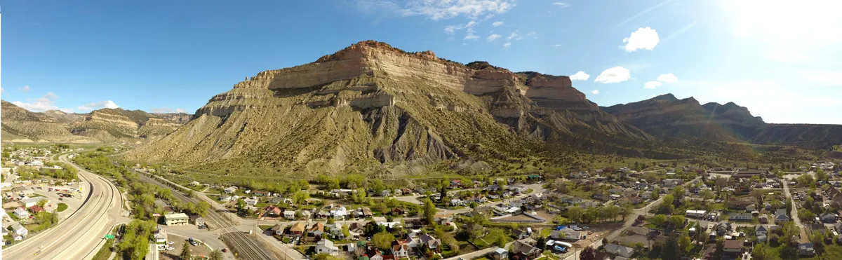Fruita Paleontological Area - Book Cliffs Backdrop